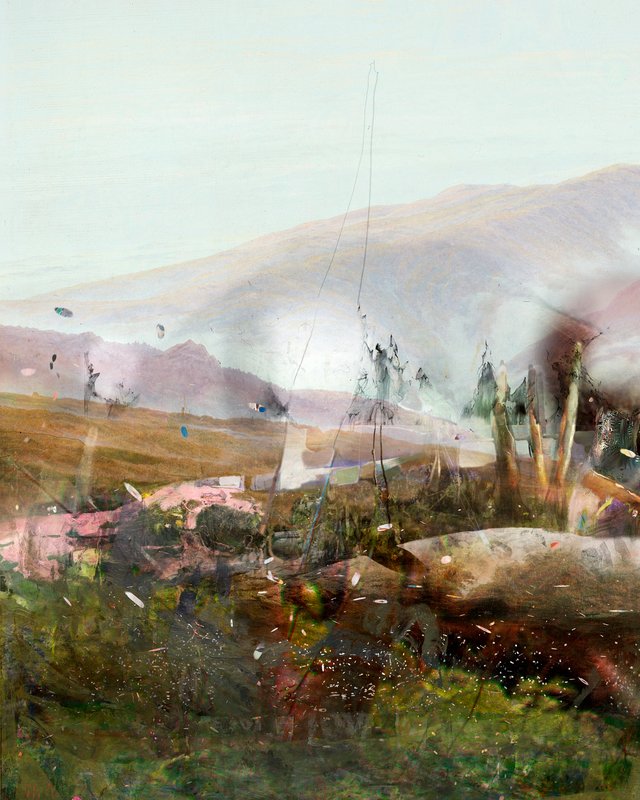 Alex Fischer, Nature Sounds, 2018-06-11, 45×36″ / 1143×914㎜, print